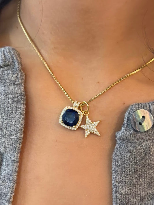 Mini CZ Star Pendant