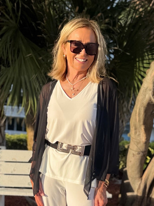 Wardrobe Staple Sheer Cardi | C226