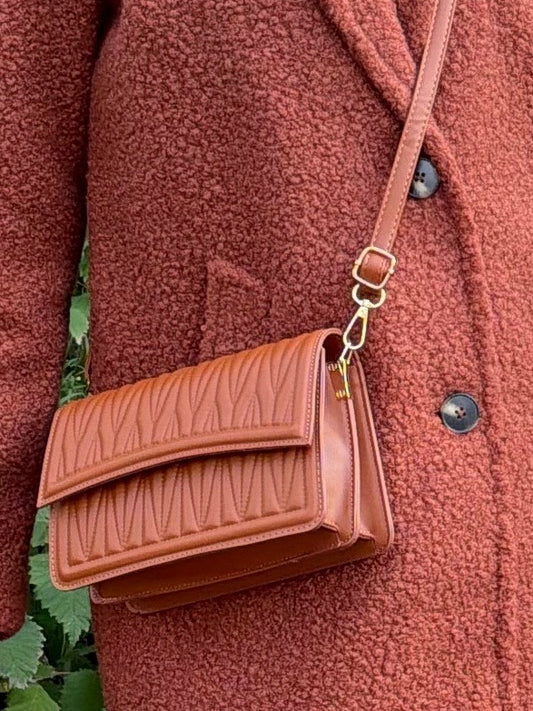 Fabulous Textured Crossbody Bag | BA210