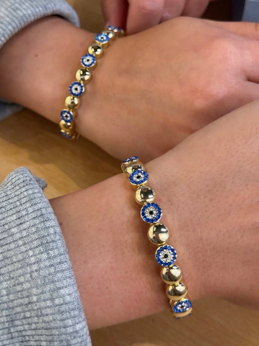 Blue Spacer Protection Bracelet