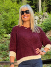 Italian Chunky Knit Contrast Sweater | SW265