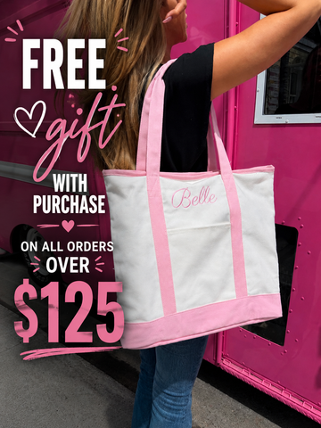 Belle Canvas Tote Bag
