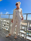 100% Linen Italian Casual Pant | PA258