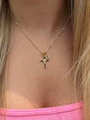 Midnight Cross Necklace