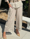 100% Linen Amore Italian Pants | PA266