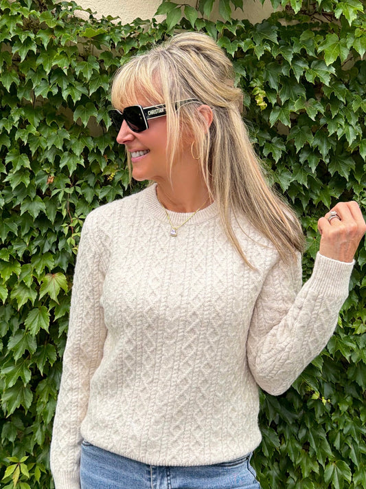 Cozy Cable Knit Sweater | SW266