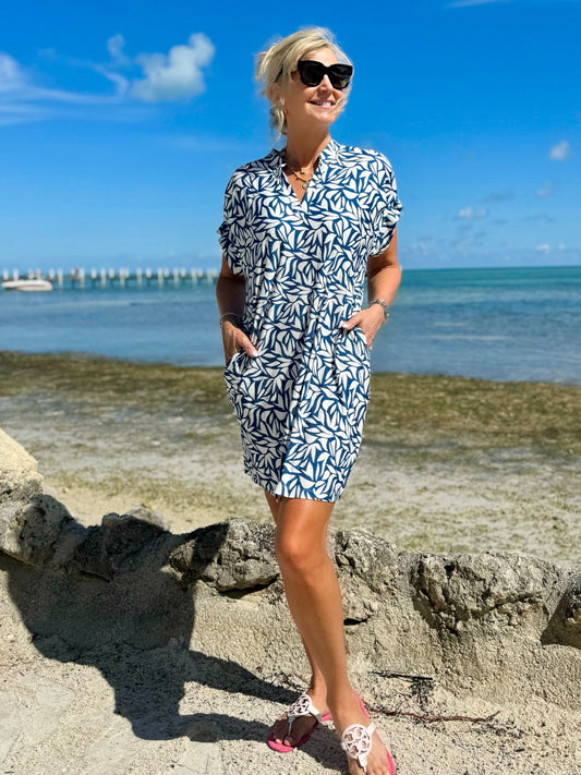 Everyday Cap Sleeve Loose Fitting Dress | D216