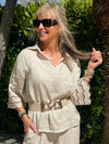 100% Linen Amore Italian Top | T310