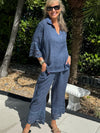 100% Linen Amore Italian Pants | PA266
