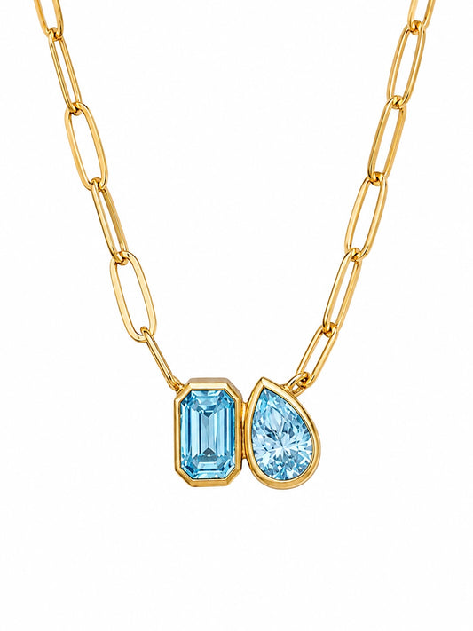 Belle Paperclip Pop Necklace