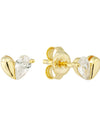 Mini Heart CZ Stud