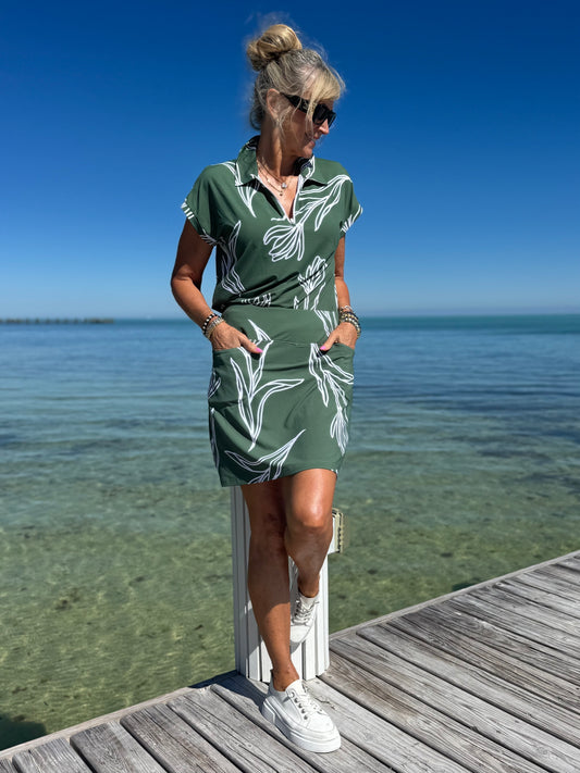 Athleisure Printed Skort | SK219