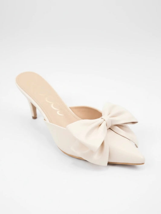 Bow Pointed Toe Heel | SA208