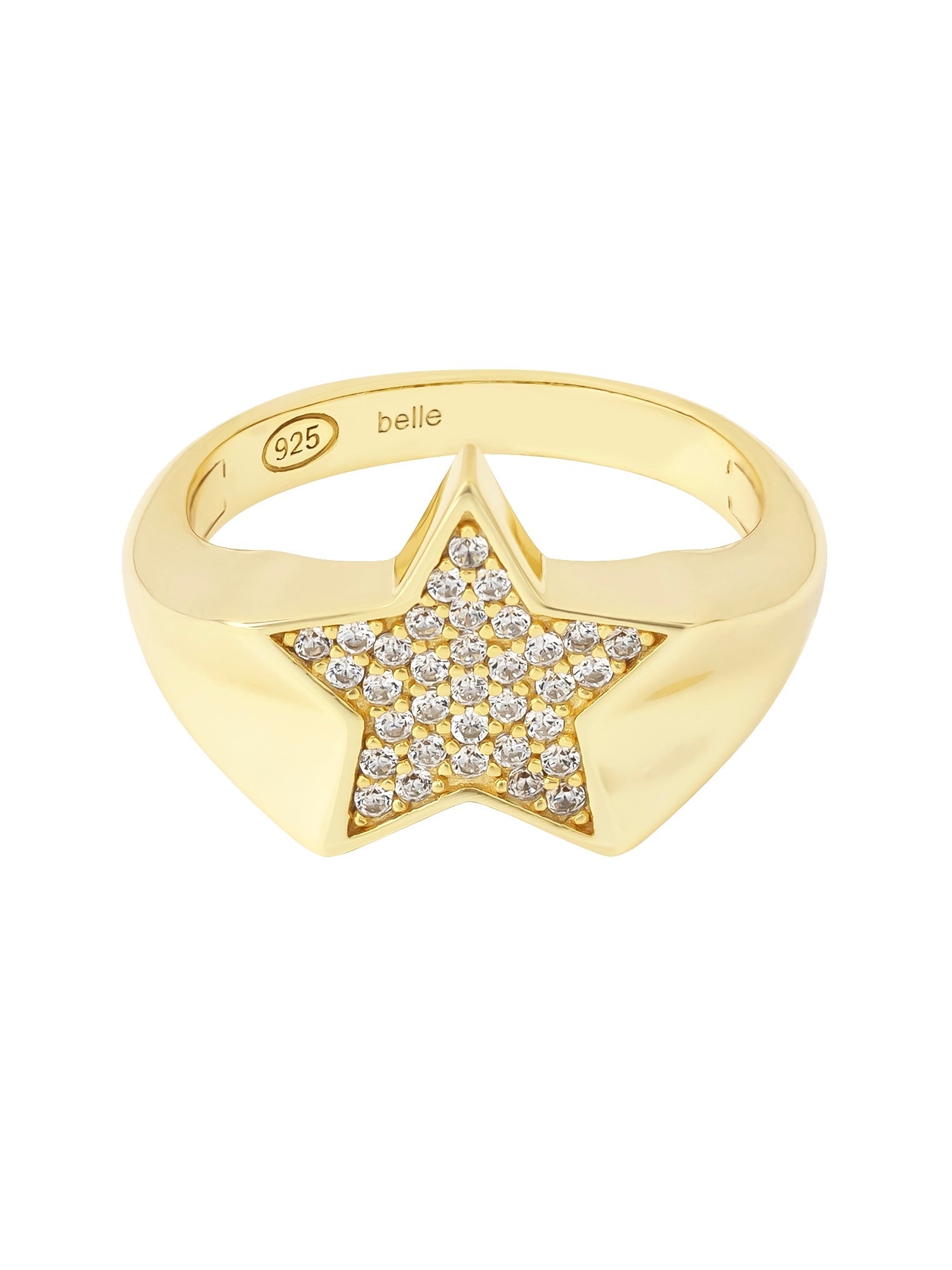 アクセサリー  ORDER SOLID STAR WITH PAVE CZ Stargirl Pavé CZ Ring – Artizan