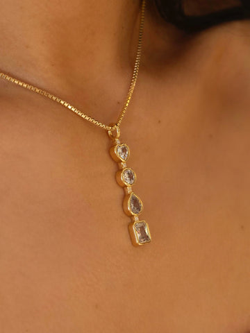 Drop CZ Pendant Charm