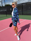 Athleisure Printed Zip-Up Jacket | JK239