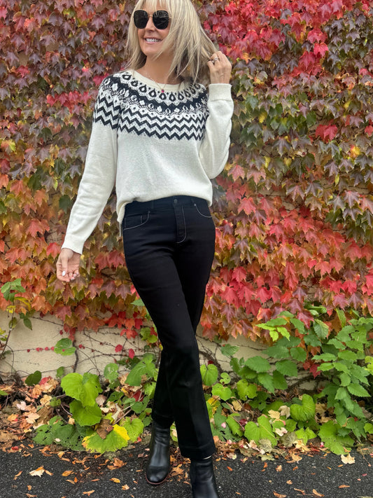 Slim Fit Contrast Stitch Jean | JN209