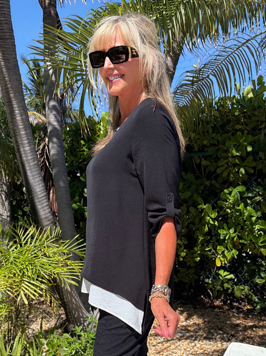 Airflow Layered Look Tunic | T338
