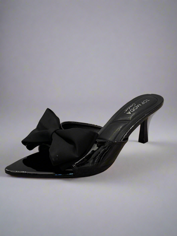 Patent Leather Bow Heel | SA200