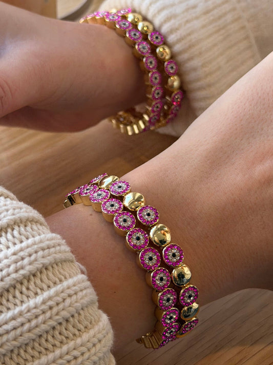 Mini Belle Pink Protection Bracelet