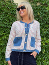Bouclé Jacket with Denim Contrast | JK245