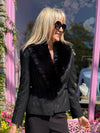 Edit 57 Runway Vibes Fur Trim Jacket | R307