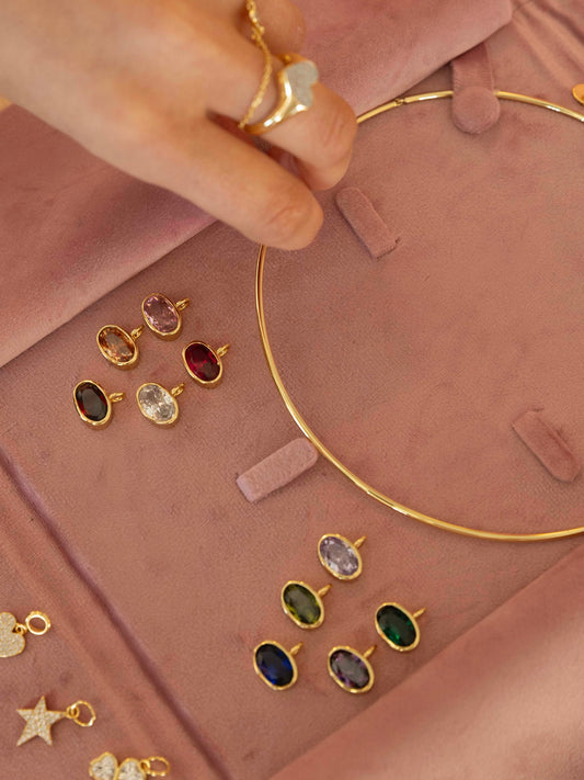 Birthstone Charm Pendants