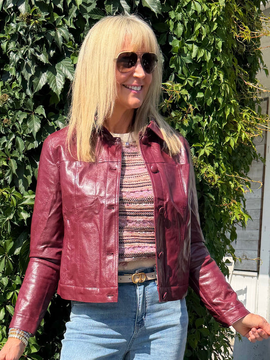 Faux Leather Cool Girl Jacket | JK242