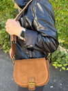 Faux Suede Crossbody | BA214