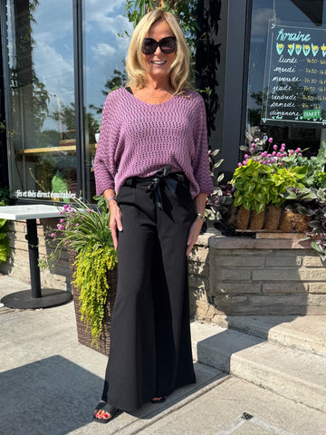 Classy Dress Pant With Silky Belt | PA204