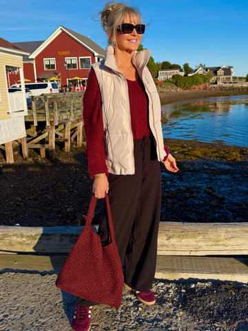 Designer Vibes Handbag With Matching Makeup Bag | BA213