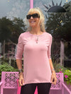 Artizan Fave Beyond Basic Long-Sleeve Top With Button-Front Detail | T353