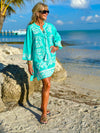 100% Cotton Embroidered Tunic/Cover-Up | T240