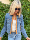 Ella Faux Suede Trim Jacket | JK243