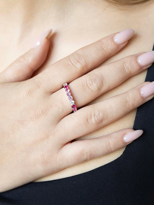Belle Blush CZ Ring