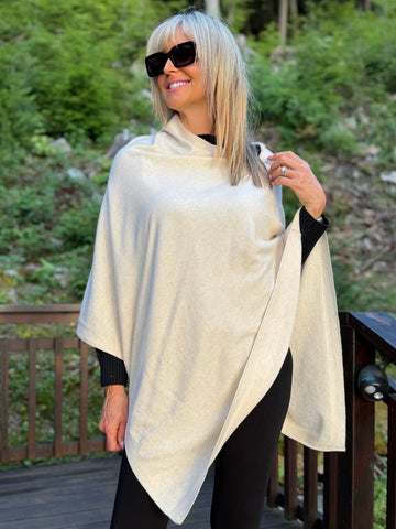 Sparkly Super-Soft Poncho | P200