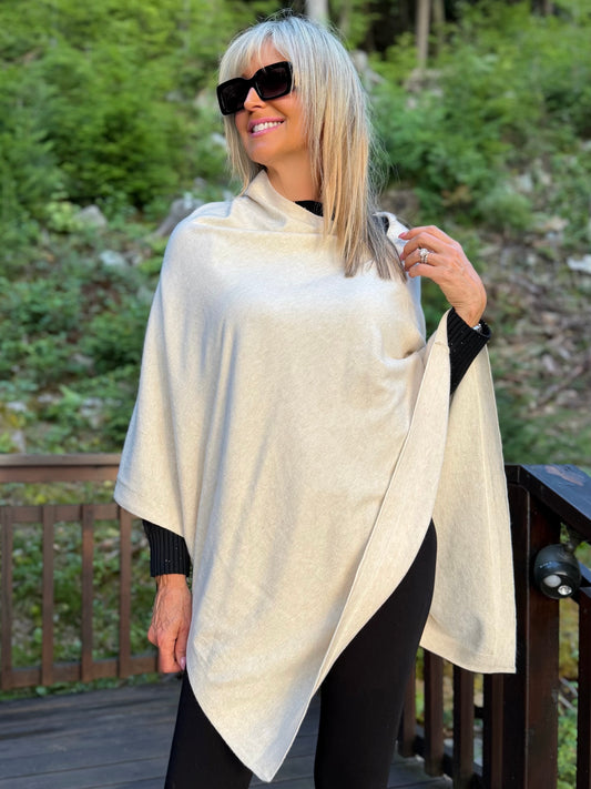 Sparkly Super-Soft Poncho | P200