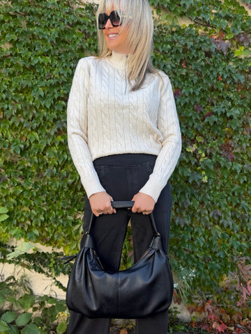 Vegan Leather Shoulder Bag | BA215