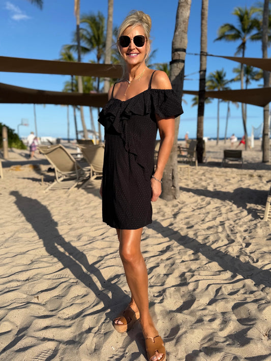 Wear It 2-Ways Dress With Ruffle | D221