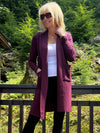 Fabulous Cardi With Cable Knit Detail | C232