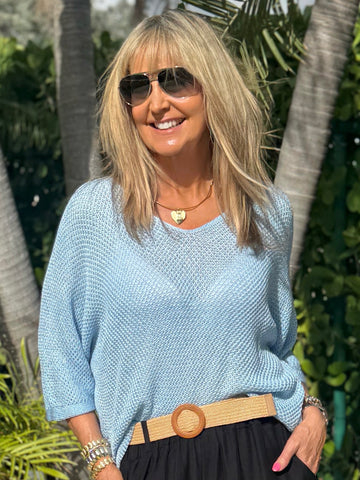 One-Size Roma Italian Knit Top | T308