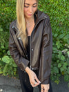 Very Chic Mock Neck Bomber Jacket | JK249