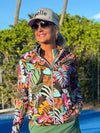 Athleisure Printed Zip-Up Jacket | JK239