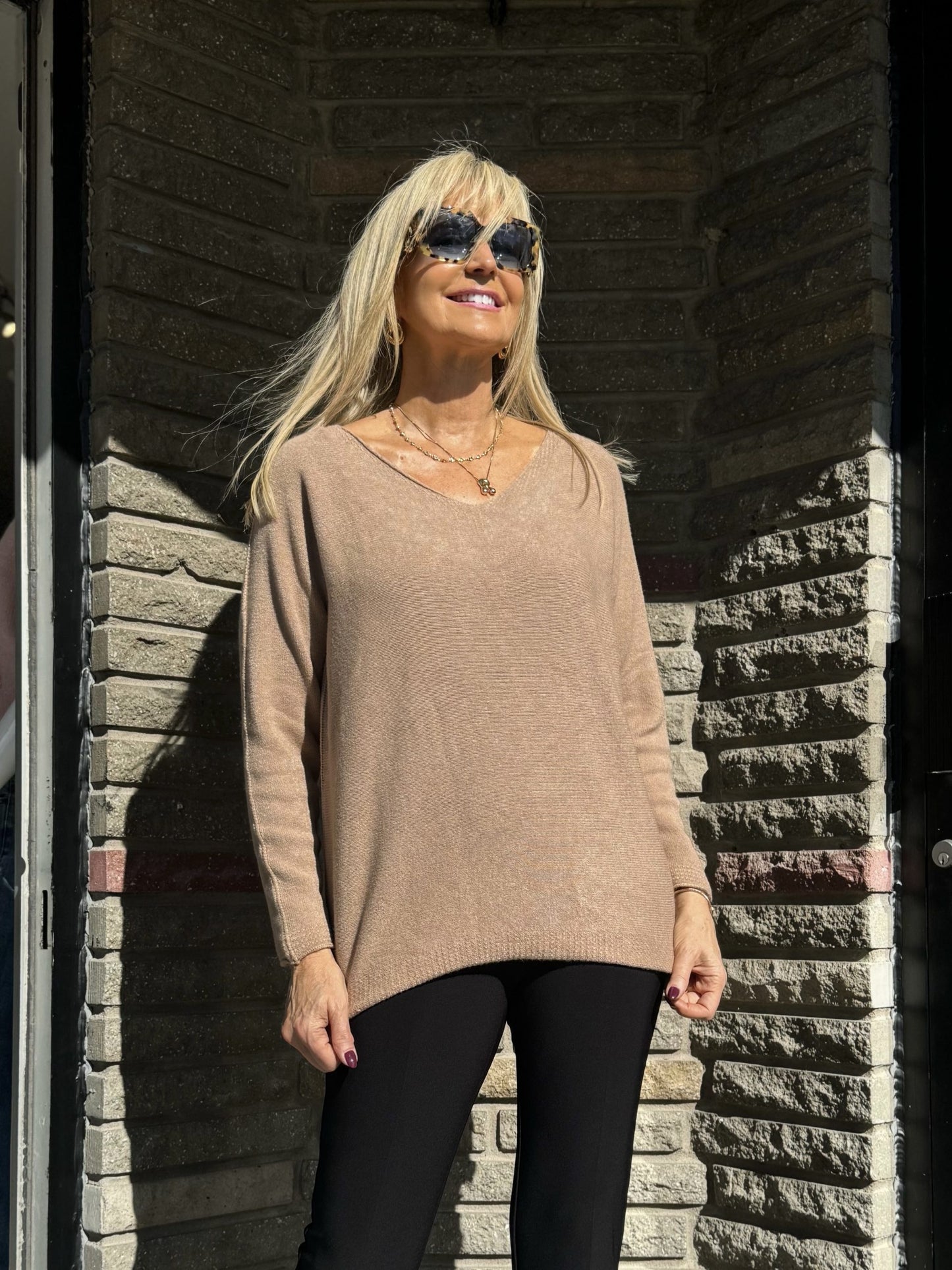 V-Neck Cozy Top | T610