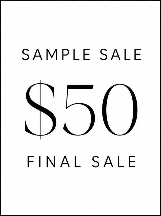 $50 SAMPLE SALE