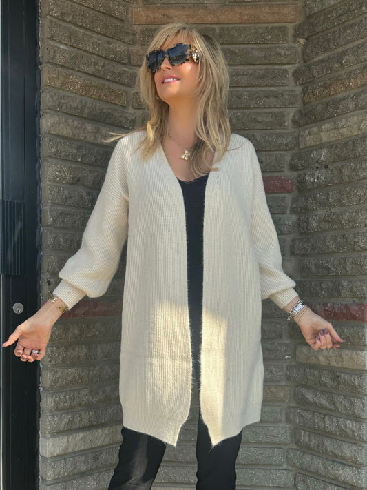 Reagan Ribbed Cardi | C609