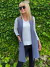 Luxurious Elongating Vest With Pockets | V200