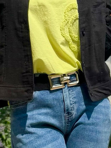 Petite Square Stretch Belt | BLT121