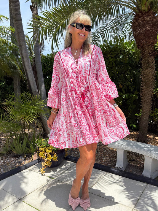 One-Size Flattering Boho Vibes Dress | D246