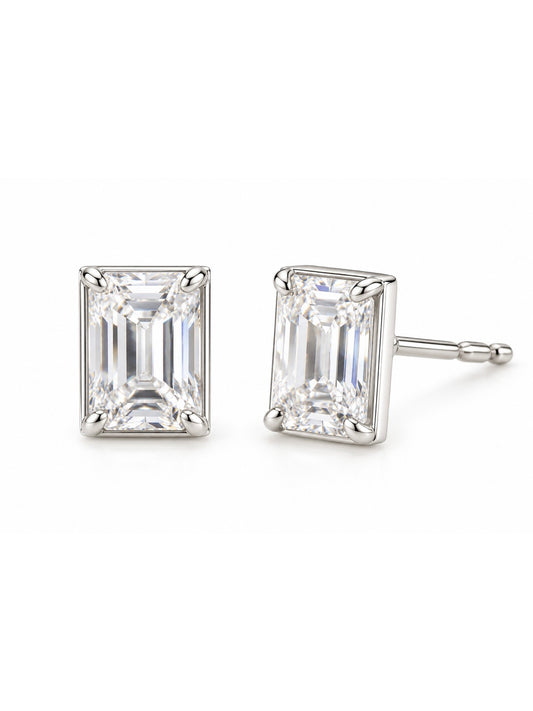 Belle Rectangular CZ Stud